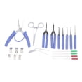thumbnail image 3 of Uadme Juego De Extractores De Tornillos De 20 Piezas, Kit De Extracción De Grifo De Acero con Resorte, Extractor De Pernos Rotos Portátil con Bolsa De Almacenamiento Conveniente, 3 of 8