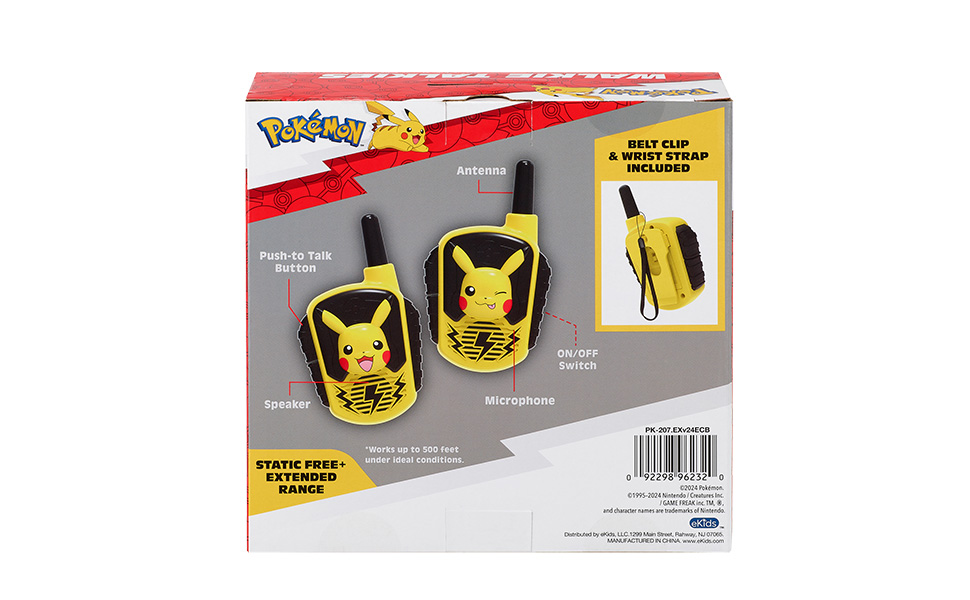eKids Pokemon Pikachu Walkie Talkies for Kids photo 7