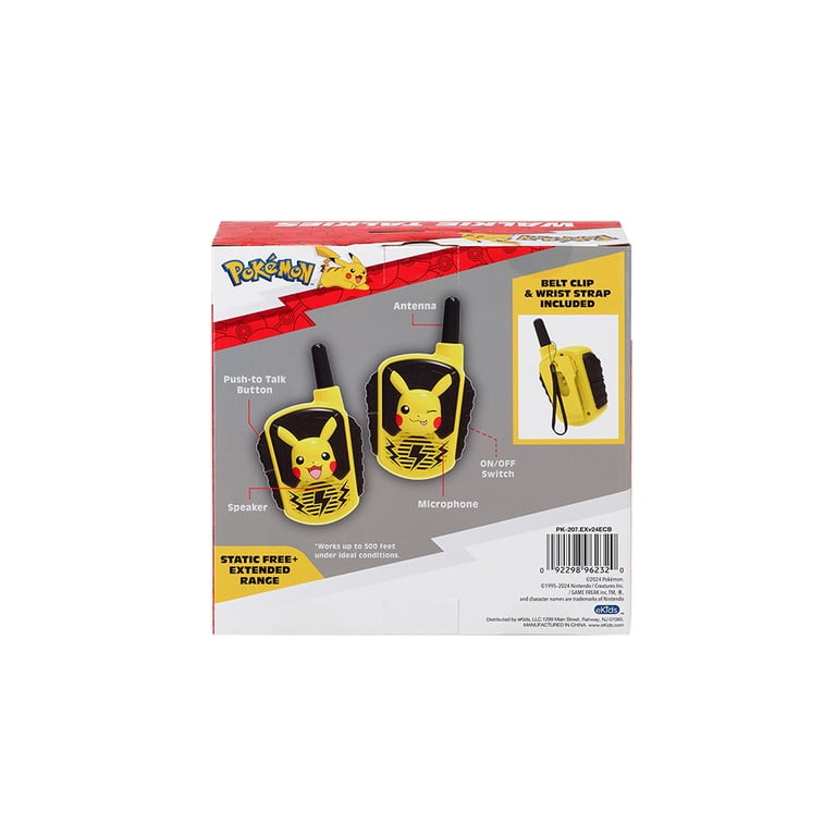 E.T. WALKIE TALKIES 2個セット eKids Pokemon Extended Range 2 Way Radios (Pair) PK-210Pi.EXv0