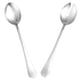 thumbnail image 2 of 2pcs Cuchara de acero inoxidable Tenedor Cuchara de tenedor creativa (Plata), 2 of 5