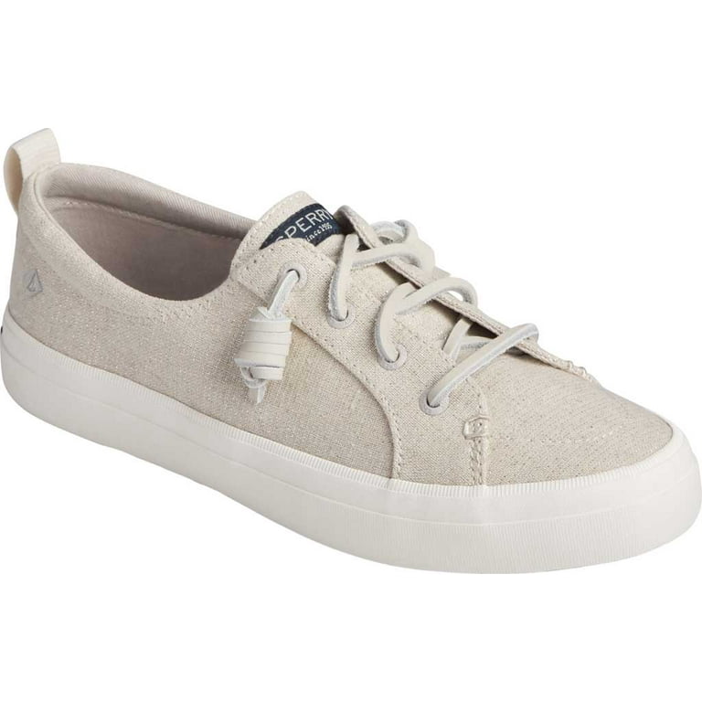 Women's Sperry Top-Sider Crest Vibe Sparkle Stripe Linen Sneaker