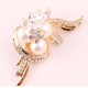 thumbnail image 1 of Broche de flores con diamantes de imitación y cisne de perla de moda japonesa y coreana, accesorio femenino, 1 of 6