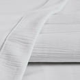 thumbnail image 2 of White Ravello Burnout Velvet Room Darkening Curtain (1 Panel), White, 50W X 84L, 2 of 12