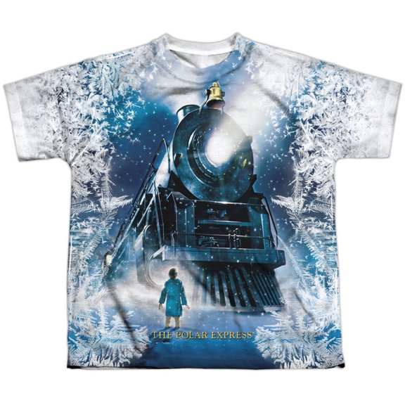 Polar Express Journey Allover Print Officially Licensed Sublimation Youth T Shirt