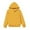 a-Yellow27242, variant on FINALGANG Kids Solid Color Long Sleeve Hoodie Boys Girls Loose Fit Pullover Sweatshirt With Kangaroo Pocket Ribbed Hem For Casual Daily Wear Soft Top