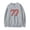 Gray, variant on Sombr Merch Sweatshirt Man/Woman Hip Hop Hoodies 2026 New Fashion Sweatshirts