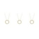 thumbnail image 2 of Jumpingount Collar de cadena Círculo resistente único Joyería estética Oro Colgantes colgantes elegantes Collares largos para mujer Plata Type1 NO1 Jumpingount CBP201343, 2 of 6