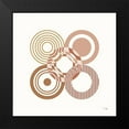 thumbnail image 2 of Pela 12x12 Black Modern Framed Museum Art Print Titled - Deco Retro blush III, 2 of 5