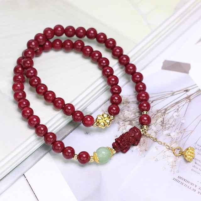 Accesorios envueltos doble estilo étnico pulsera de cerámica pulsera de cuentas mujer alto sentido
