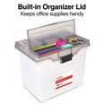 thumbnail image 4 of Staples File Box File Portable Tote Letter Size Clear (140165/111112), 4 of 8