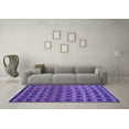 thumbnail image 3 of Ahgly Company Indoor Rectangle Oriental Purple Modern Area Rugs, 3' x 5', 3 of 4