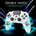 thumbnail image 4 of Wireless Controller Compatible with P4/P4 Slim/P4 Pro/Windows PC, White, 4 of 6