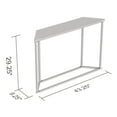 thumbnail image 2 of Safdie & Co. Table D'Entrée Console, Table D'Appoint 44po L Marbre avec Métal Doré pour Salon, 2 of 5