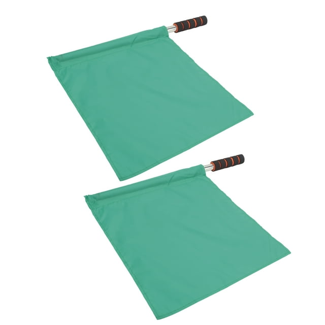 Bandera de mano NikouMX 2 piezas Banderas oficiales de árbitro bandera de juez de línea de competencia