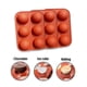 thumbnail image 3 of Molde de silicona semicircular de 6 cavidades para hacer chocolate, 3 of 4