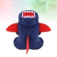 thumbnail image 1 of OULII 1Pack Dog Clothes for Small Dogs Shark Shaped Pet Costume Multi, 1 of 6