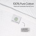 thumbnail image 4 of King 100% Cotton 4 Layered Blanket [White], 4 of 15