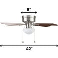 thumbnail image 2 of Open Box Portage Bay Indoor Ceiling Fan with Reversible Motor, 42", Nickel, 2 of 6