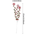 thumbnail image 3 of Christmas Tree Picks Candy,Artificial Candy‑Themed Christmas Picks,Decorative Candy‑Style Faux Christmas Sprigs,Flexible Faux Plastic Christmas Spiral Twirl Stems,Ornament for Insertable,Festive, 3 of 4