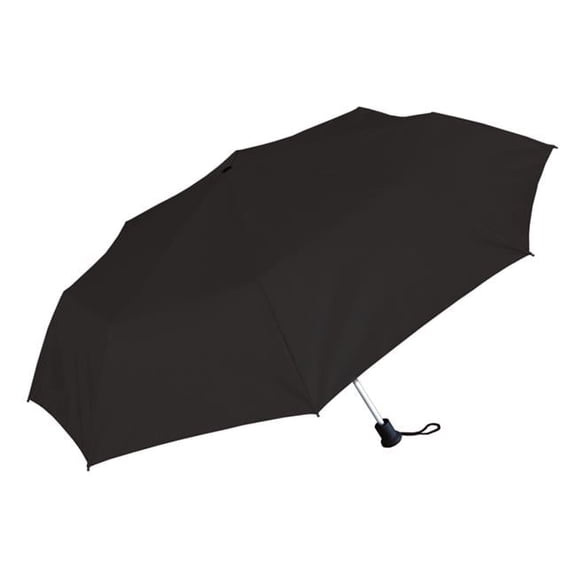 Debco UF518 Aluminum shaft Folding Umbrella Black