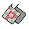 thumbnail image 2 of Carolines Treasures CK5208PTHD Italian Spitz Love Pair of Pot Holders, 7.5HX7.5W, multicolor, 2 of 4