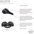 thumbnail image 3 of Planet Bike SA7427 210 mm ARS Lift Saddle, Black, 3 of 5