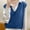 hwj# Blue210, variant on Huowey Winter Coats For Women Knit Sweater Vest Sleeveless Pullover V-Neck Oversized Cardigan Layering Loose Fit Solid Color Cozy Soft Dailywear Fall Fashion Winter Clothing,Blue,L