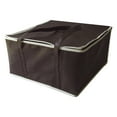 thumbnail image 2 of Insulated Food Delivery Bag 17.32"x17.32"x9.65", Hot & Cold Thermal Carrier for Pizza, Groceries & Meals, Leakproof Catering Tote & Party Cooler Bag (Coffee Color), 2 of 9