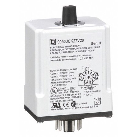 Schneider Electric SinFunTimeDelayRelay  120VDC  11Pins 9050JCK27V20 price history on PriceWatchPro