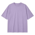 thumbnail image 5 of Plus Size 5XL Men's Shirt Short Sleeve 100%Cotton T-Shirts Breathable Crew Neck Athletic Tshirts Casual Summer Tops, 5 of 8