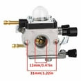 thumbnail image 3 of AOQIANLAN Carburetor Kit for BG85 SH85 SH85C Gas Blower SH55 BG55Z Leaf Blower 42291200606, 3 of 8