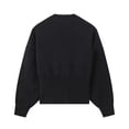 thumbnail image 3 of ShomPort Cardigans for Womens Open Front Elastic Ribbed Cuff Long Sleeve Solid Color Knitwear Casual Going Out Dressy Comfort Sweaters, 3 of 8