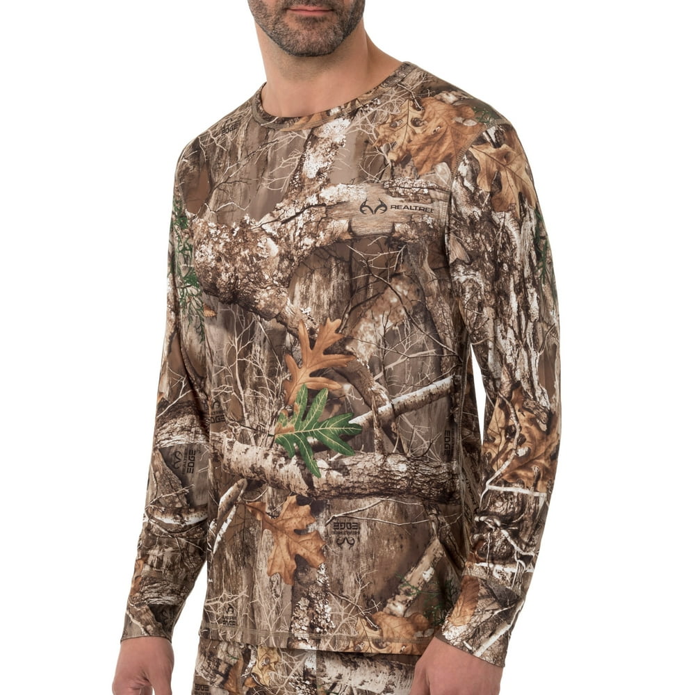 Realtree Men's Cotton Baselayer Thermal Underwear Top - Walmart.com - Walmart.com
