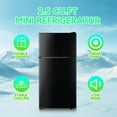 thumbnail image 2 of TACOOL 2.5Cu.ft Small Refrigerator Mini Fridge for Dorm with Drink Holder and Egg Tray, Black, 2 of 8