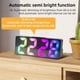 thumbnail image 5 of Reloj Despertador LED Inteligente con Opciones de Visualización Personalizables, Formatos de 12/24 Horas y Control Automático de Brillo Nocturno, Color Negro., 5 of 5