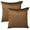 Copper, variant on Alchemic Living Set of 2 Pistachio Green Dupioni Art Silk Pillow Covers 12x12 Inch (30x30 CM) - Plain Decorative Concealed Ziippered Throw Cushion Covers for Sofa, Couch, Living Room