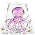 thumbnail image 6 of SLYNSHome Stemless Wine Glasses Beach Themed, Coastal Home Bar Accessories Water Glass, Marine Animal Design Drinkware For Ocean Life Enthusiasts, 6 of 6