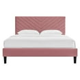 thumbnail image 3 of Roxanne Performance Velvet Twin Platform Bed, 3 of 7