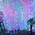 thumbnail image 1 of Halloween Decorations Clearance Sale  Curtain Lights Creative Party Wedding Curtain Lights USB String Light With Remote Control(buy 2 get 1 free), 1 of 3