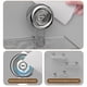 thumbnail image 5 of 1 Unidad Estante De Almacenamiento Con Ventosas Para Cocina Y Baño Estante De Almacenamiento Sin Perforaciones Para Montar En La Pared Lavabo Cepillo De Dientes Pasta De Dientes Cosméticos Almacenam, 5 of 6