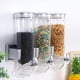 thumbnail image 3 of Dispensador de alimentos secos para montaje en pared, diseño transparente fácil de instalar, apto para la mayoría de las cocinas, dispensador de cereales triple confiable y duradero, solución de, 3 of 5