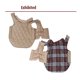 thumbnail image 4 of La chaqueta a cuadros para perros se puede usar en ambos lados de la ropa para mascotas en otoño e invierno., 4 of 5