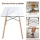 thumbnail image 4 of Mesa de Comedor Rectángulo Mesa Vidrio ZAPPA (120*70*72cm)(Solo tabla) FurnitureR Minimalista, 4 of 8