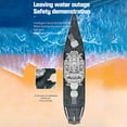 thumbnail image 3 of Remote  boat,Low Battery Alarm Remote Boat 1 390 Scale Model With Low 390 Scale Remote Rivers Armed Battleship 1 Remote Warship Remote Battleship Remote Boat Waterproof Size, 3 of 7