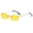 Yellow, variant on Rimless Square Sunglasses for Men and Women Metal Frame Strong Durable Eyewear UV400 Protection Fashion Shades with PC