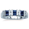 Sapphire and Diamond Ring -- Sophisticated