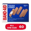 Band-Aid Brand Tough Strips Adhesive Bandage, All One Size, 60 Ct
