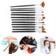 thumbnail image 2 of 12PCS Black Rod Nylon Watercolor Acrylic Painting Set Watercolor Brush for Art Supplies, 2 of 4