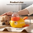 thumbnail image 7 of Dog Interactive Treat Dispenser, 2026 New Yellow Duck Cat Treat Dispenser, Interactive Dog Food Dispenser with Button, Dog Food Slow Treat Feeding Dispenser for Small & Large Cats Dogs, 7 of 7