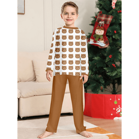 

Family Christmas Pajamas Set Fashion Deer Print Father Mother Kids Xmas Family Matching Clothes Outfits Family Sleepwear